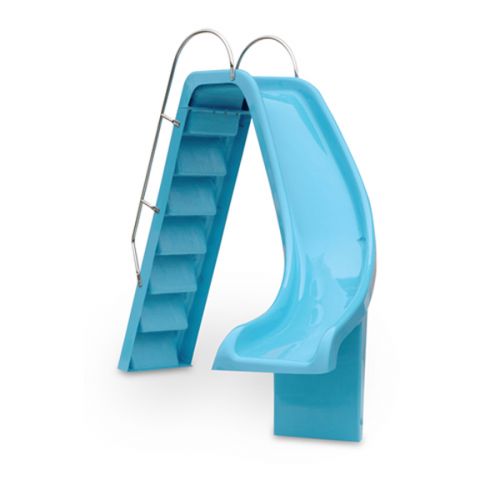 Right Hand Curved Slide Blue
